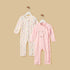 Pack of 2 - Printed Sleepsuit - Pink / 12-18 mths