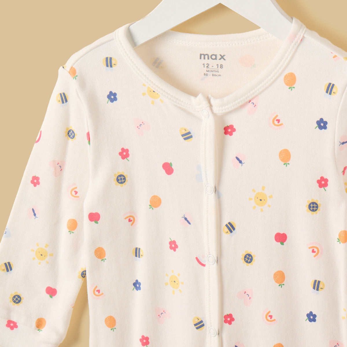 Pack of 2 - Printed Sleepsuit