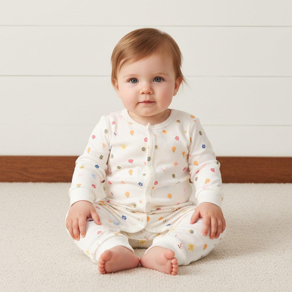 Pack of 2 - Printed Sleepsuit