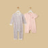 Printed Romper and Sleepsuit Set - Pink / 12-18 mths