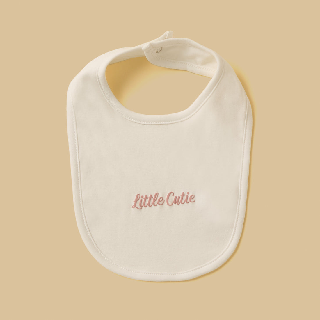 Pack of 3 - Assorted Cotton Bib with Snap Button Closure