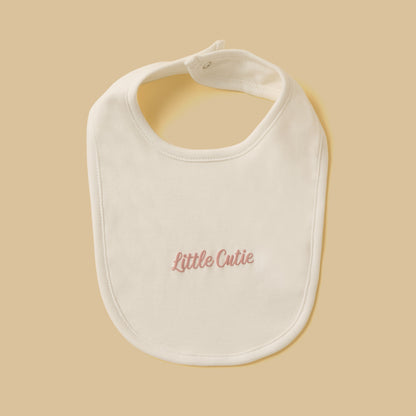 Pack of 3 - Assorted Cotton Bib with Snap Button Closure