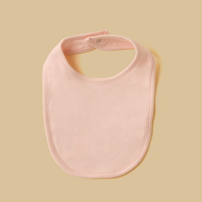 Pack of 3 - Assorted Cotton Bib with Snap Button Closure