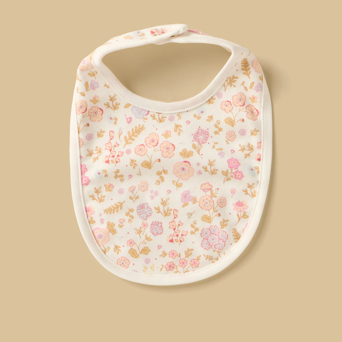 Pack of 3 - Floral Print Cotton Bib