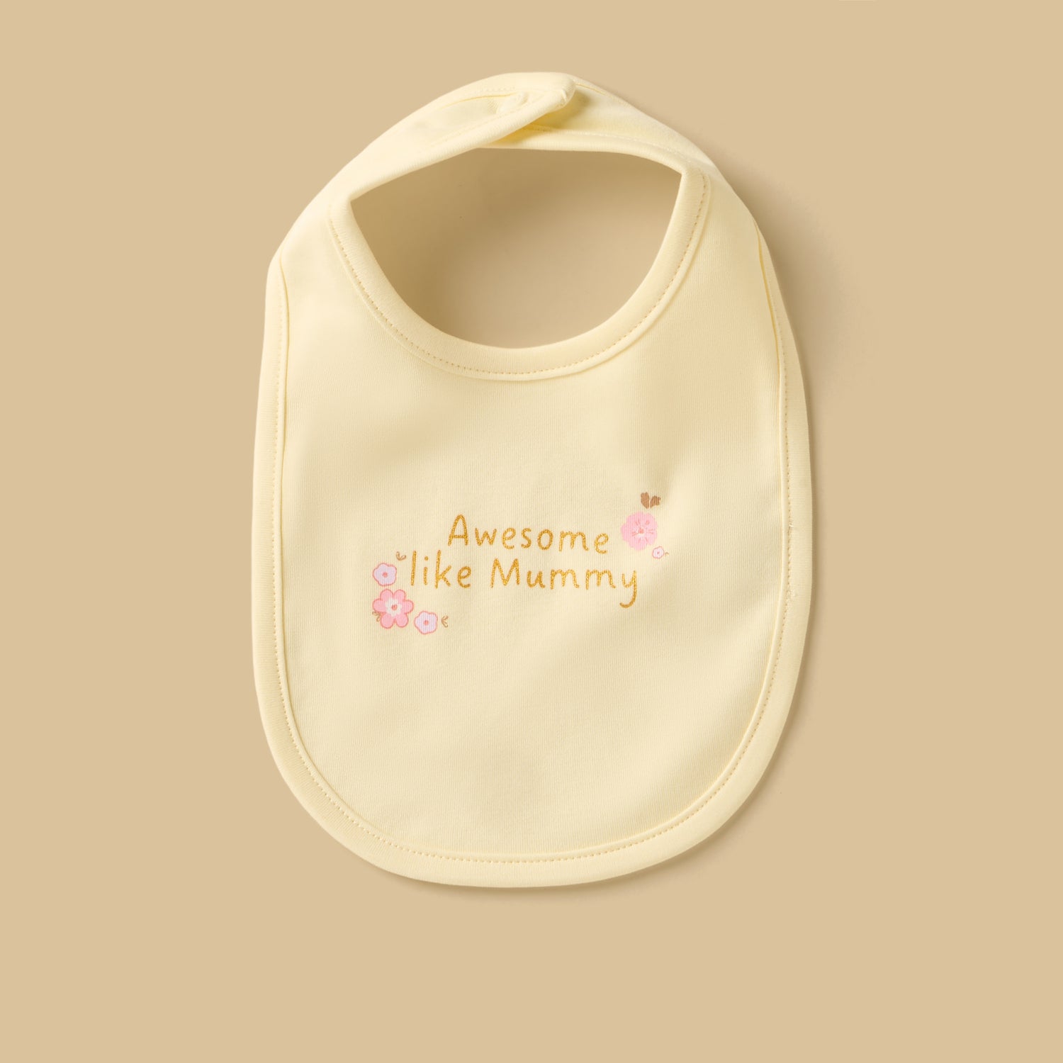 Pack of 3 - Floral Print Cotton Bib