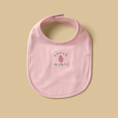 Pack of 3 - Printed Bib with Button Closure