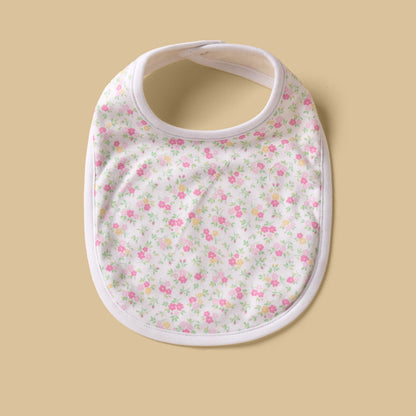 Pack of 3 - Printed Bib with Button Closure