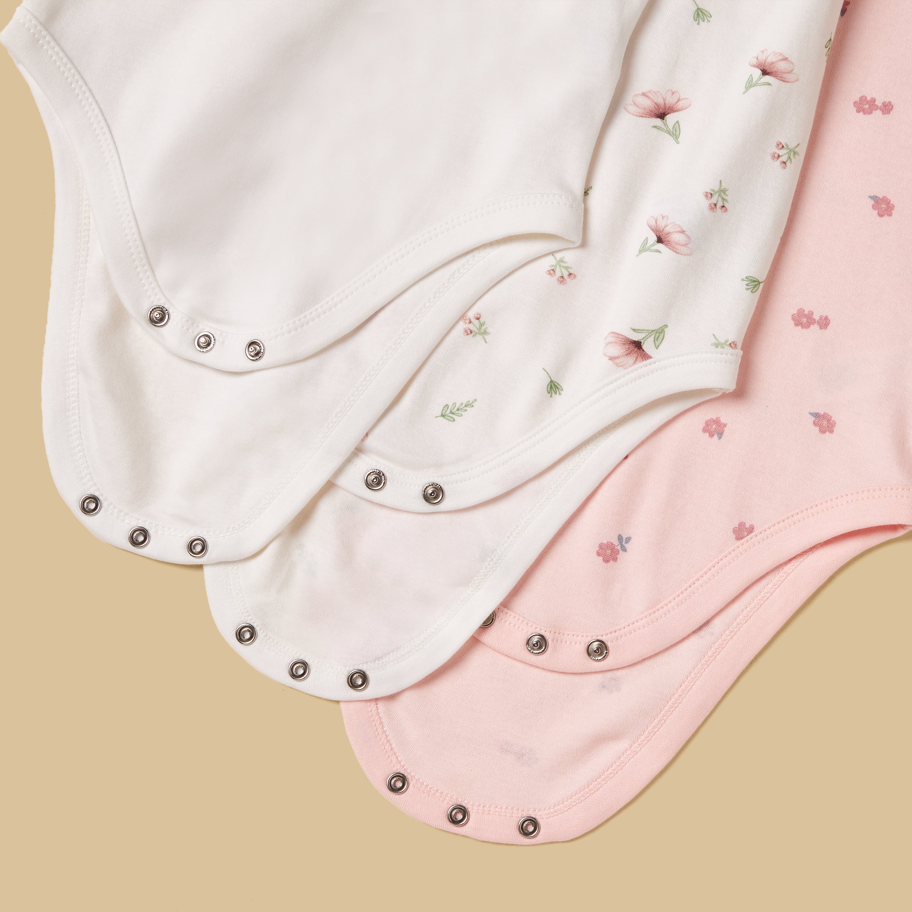 Pack of 3 - Printed Bodysuit