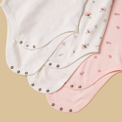 Pack of 3 - Printed Bodysuit