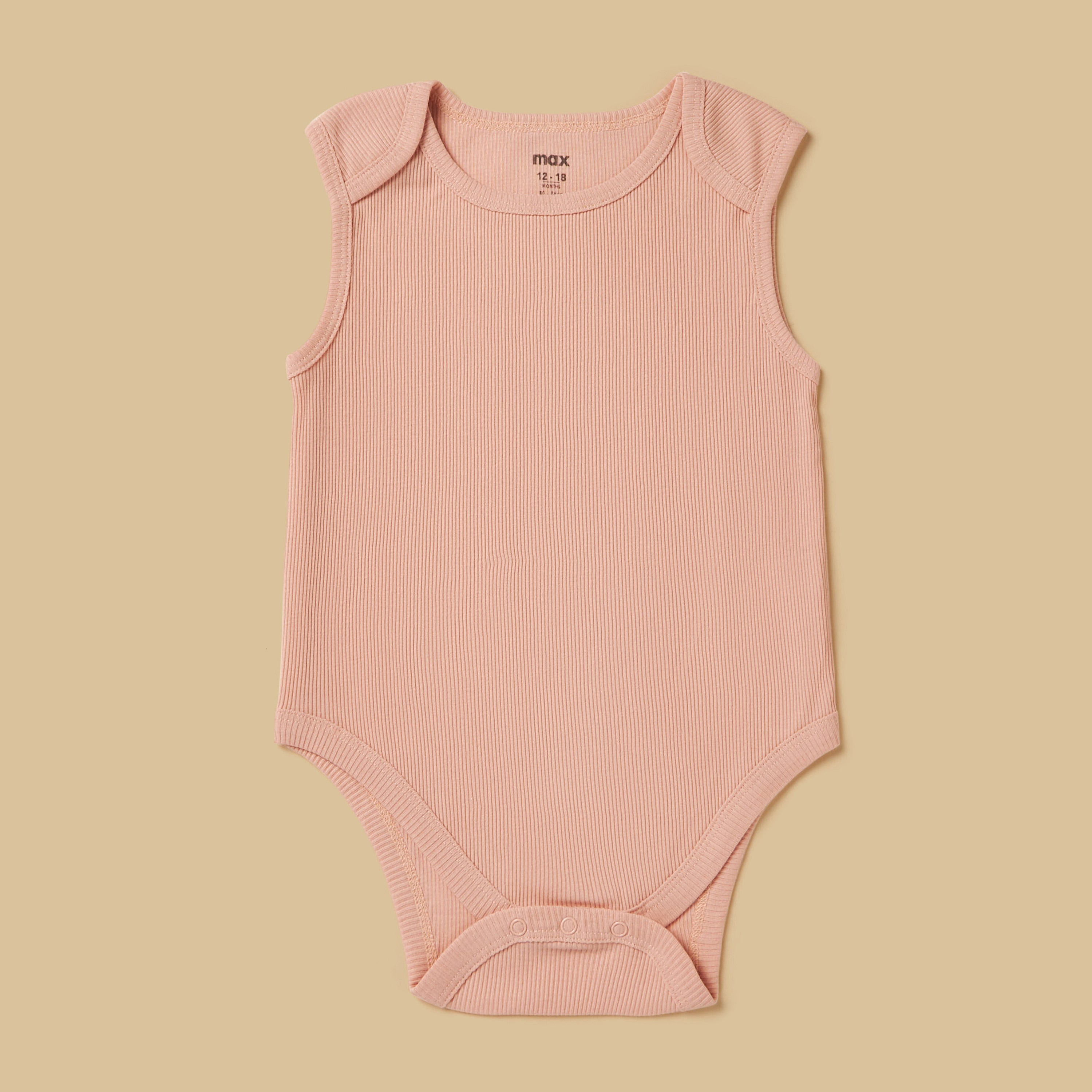 Pack of 3 - Ribbed Bodysuit