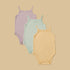Pack of 3 - Sleeveless Bodysuit with Button Closure - Multicolour / 12-18 mths