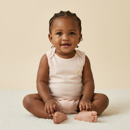 Pack of 3 - Assorted Sleeveless Bodysuit
