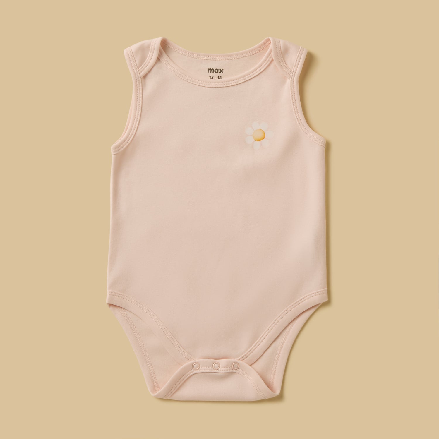 Pack of 3 - Assorted Sleeveless Bodysuit