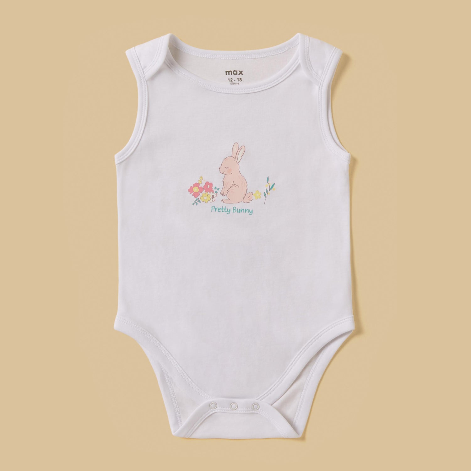 Pack of 3 - Assorted Sleeveless Bodysuit