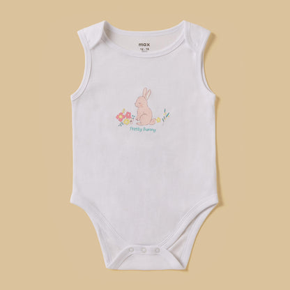Pack of 3 - Assorted Sleeveless Bodysuit