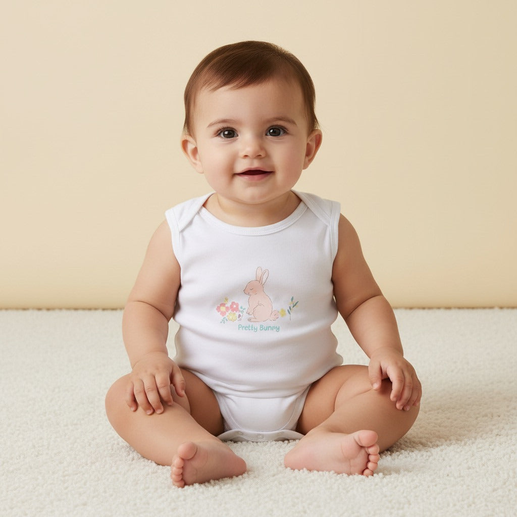 Pack of 3 - Assorted Sleeveless Bodysuit