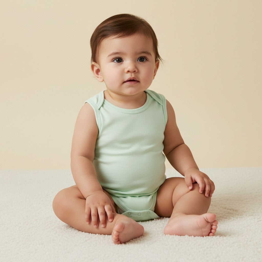 Pack of 3 - Assorted Sleeveless Bodysuit
