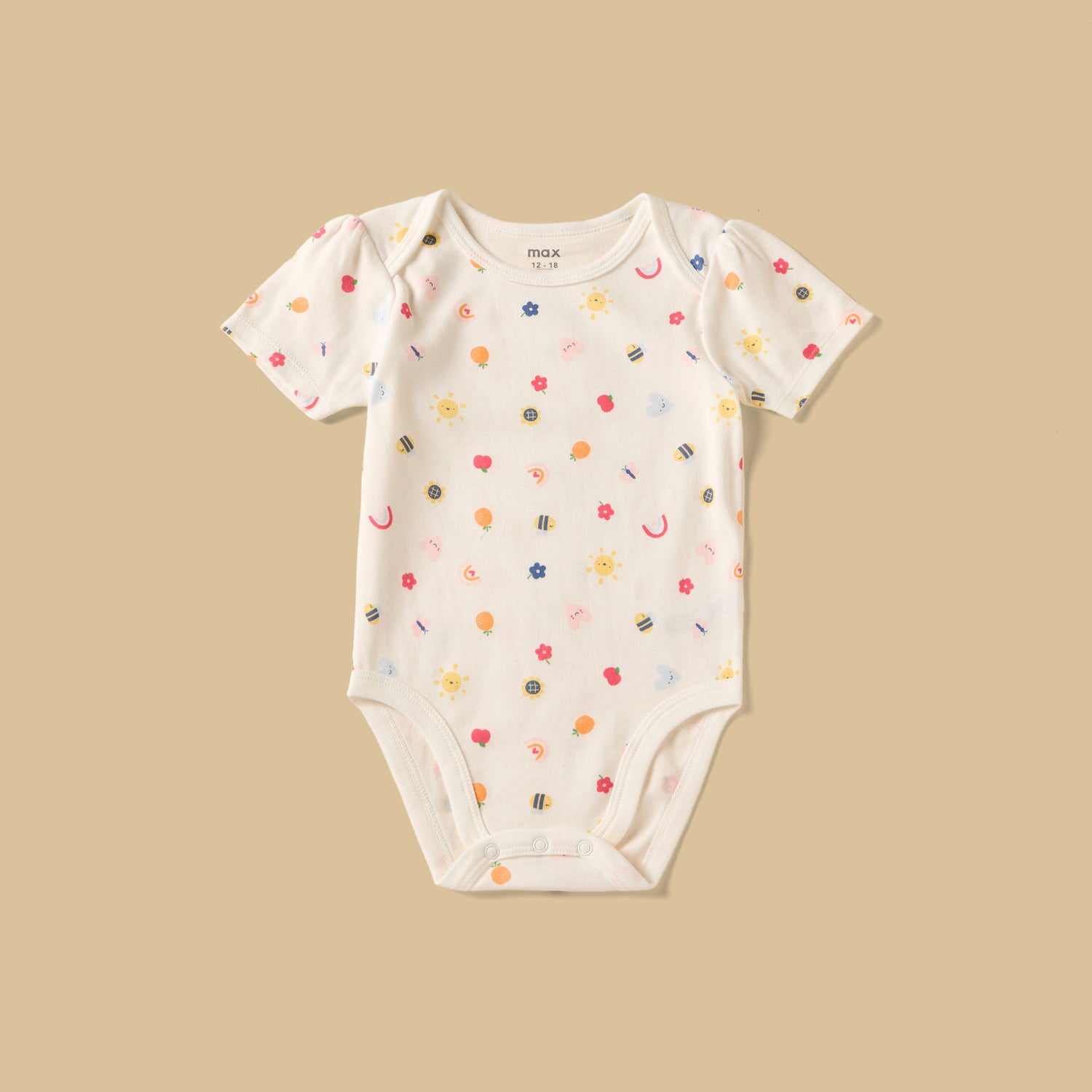 Pack of 3 - Printed Bodysuit