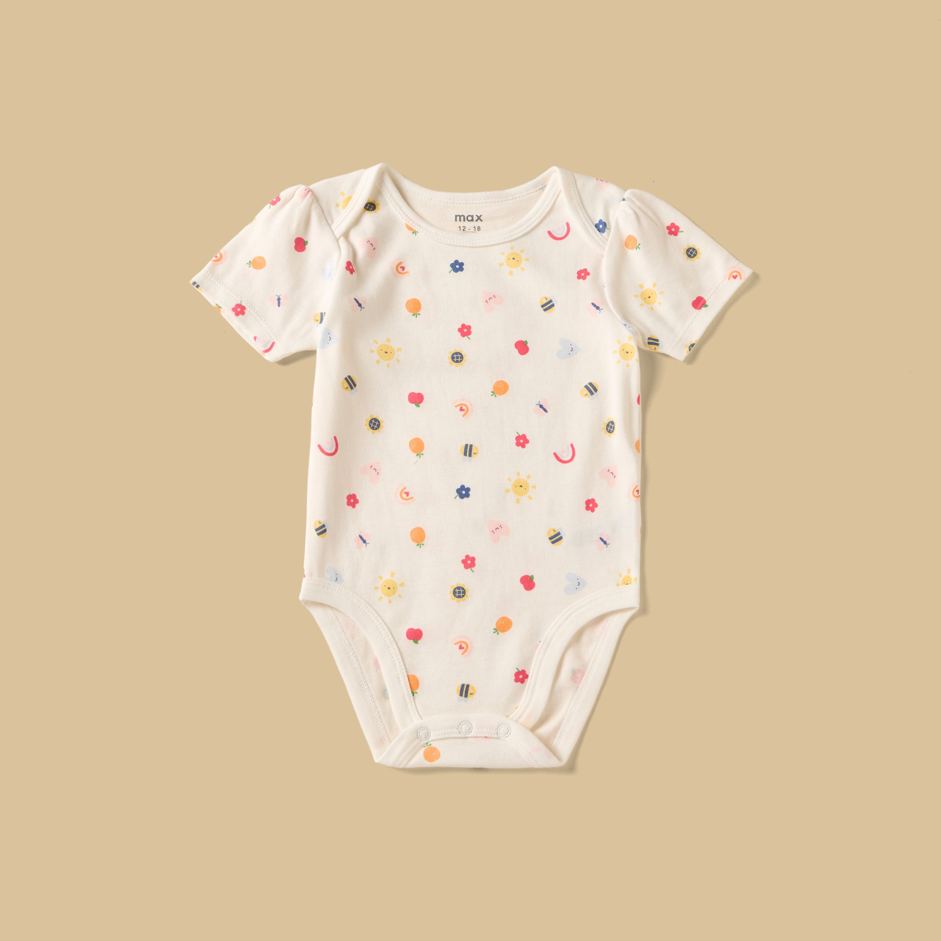 Pack of 3 - Printed Bodysuit