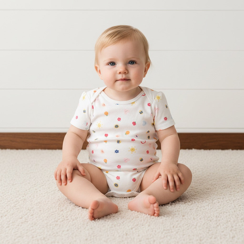 Pack of 3 - Printed Bodysuit