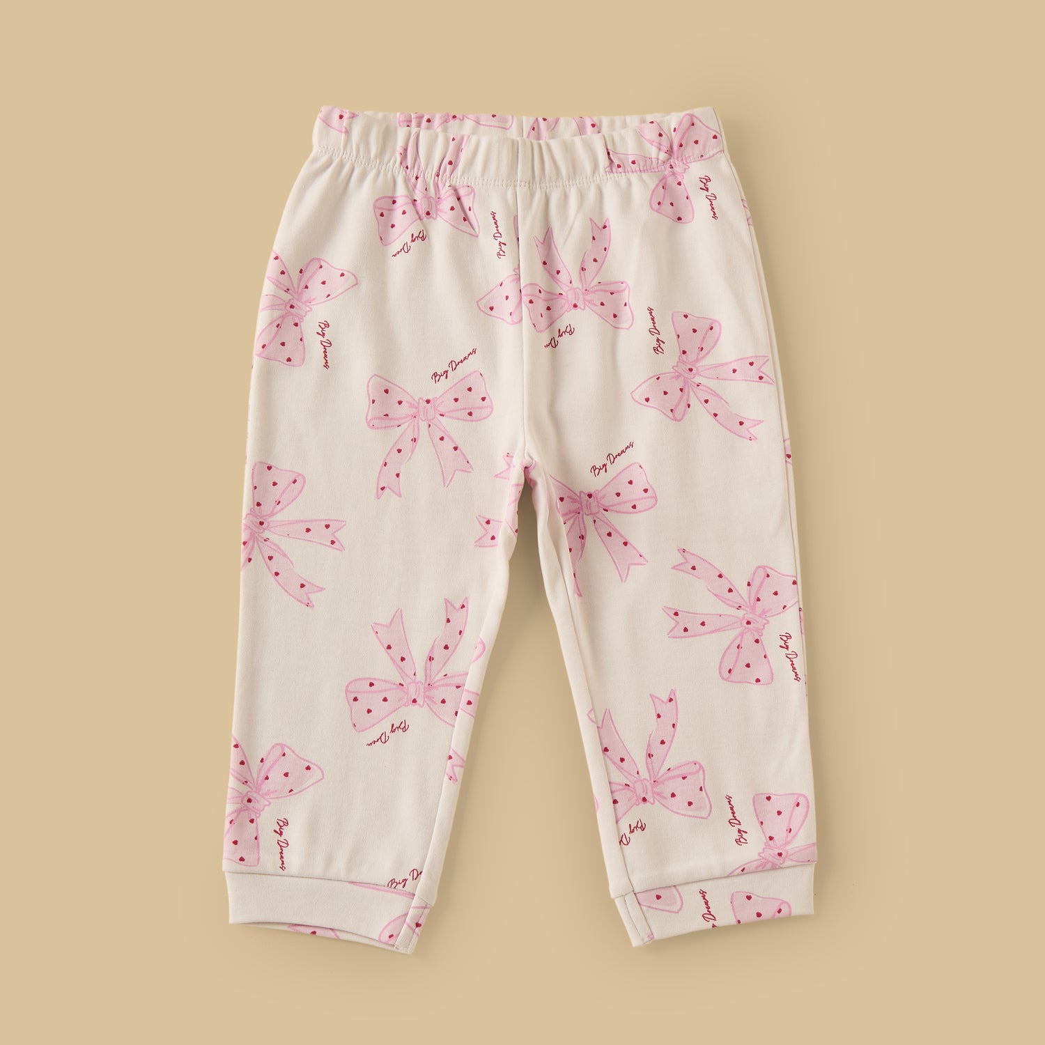 Pack of 2 - Bow Print Cotton Pyjama Set