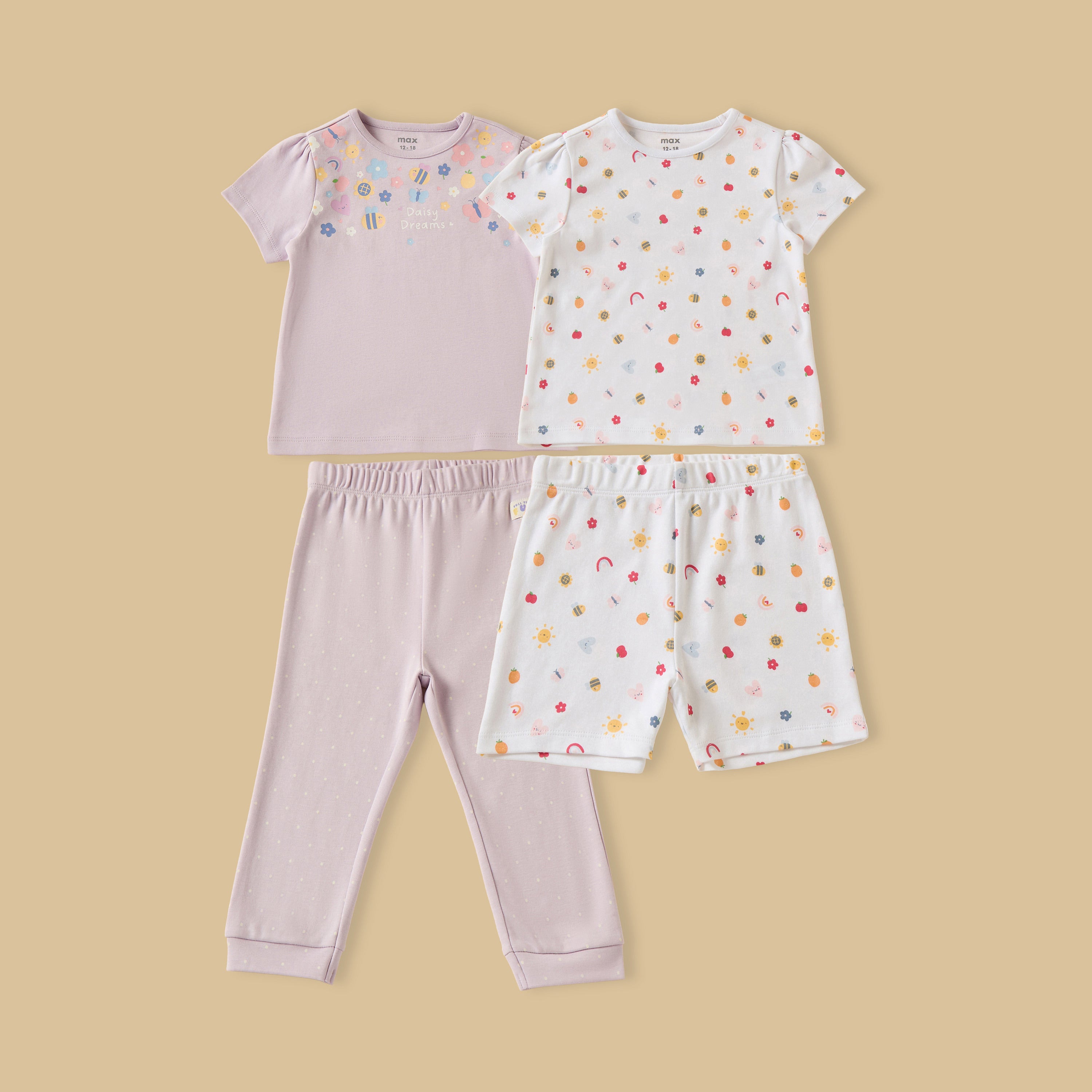 Pack of 2 - Printed Pyjama Set - Multicolour / 12-18 mths
