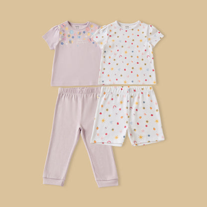 Pack of 2 - Printed Pyjama Set - Multicolour / 12-18 mths