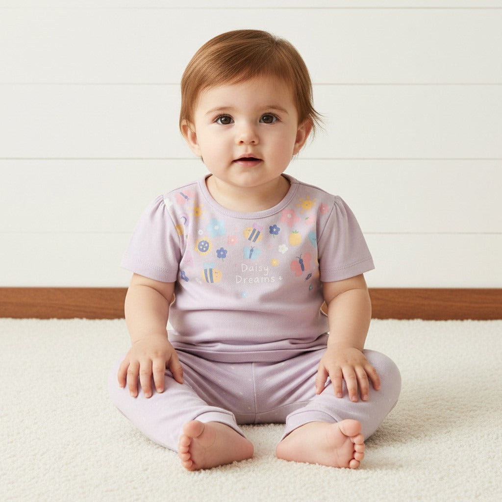 Pack of 2 - Printed Pyjama Set
