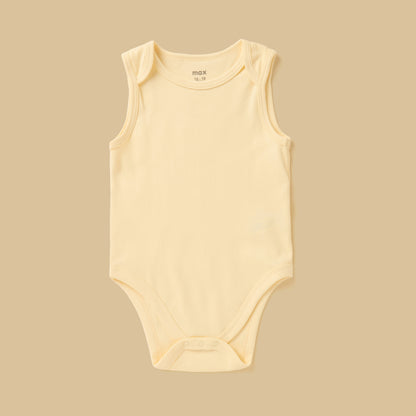 Pack of 5 - Floral Print Sleeveless Cotton Bodysuit