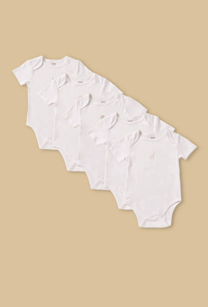 Pack of 5 - Assorted Bodysuit-undefined-image-1