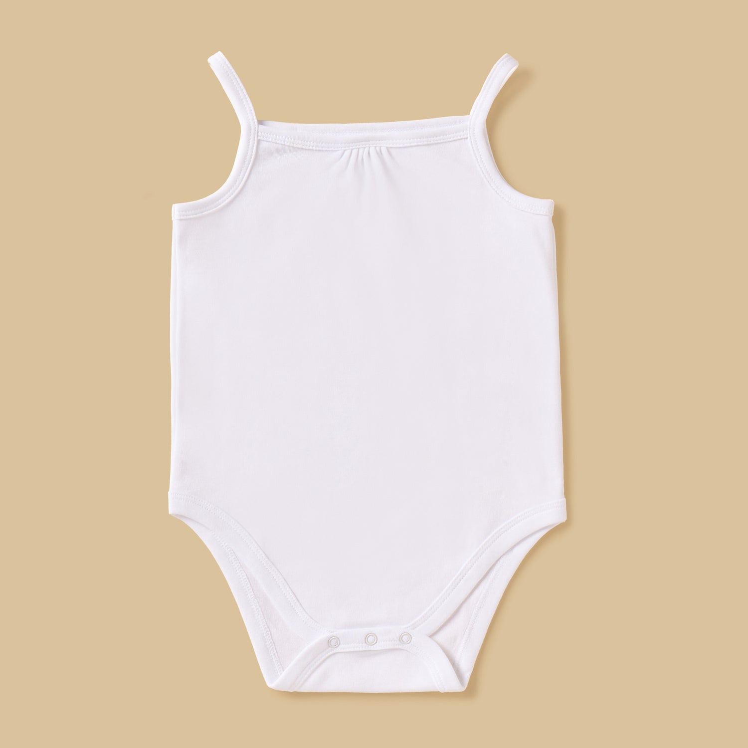 Pack of 5 - Strappy Bodysuit with Button Closure