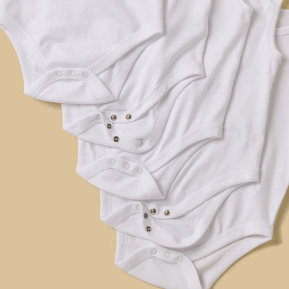 Pack of 5 - Cat Print Cotton Bodysuit