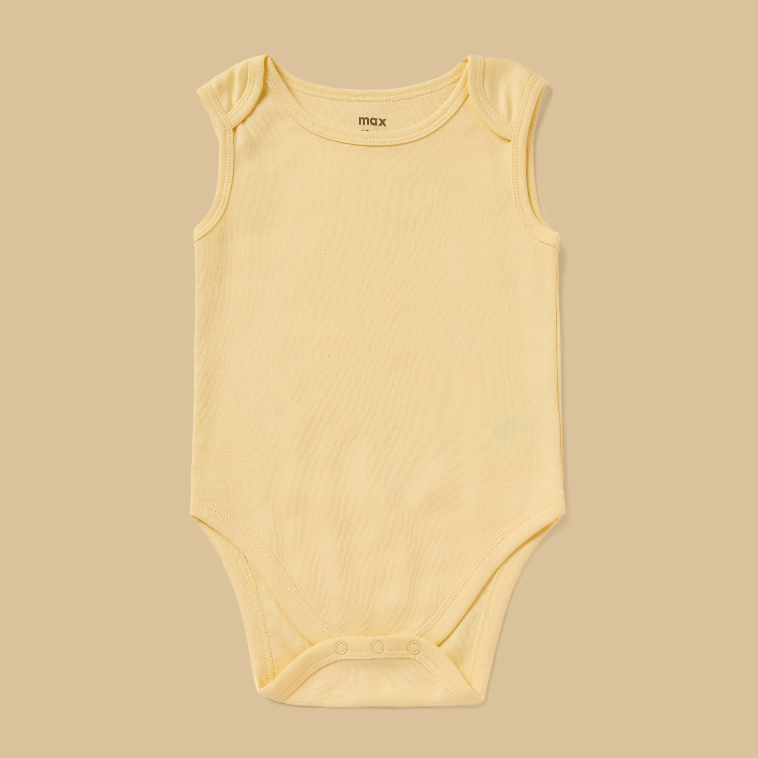 Pack of 5 - Assorted Sleeveless Cotton Bodysuit