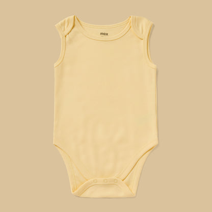 Pack of 5 - Assorted Sleeveless Cotton Bodysuit