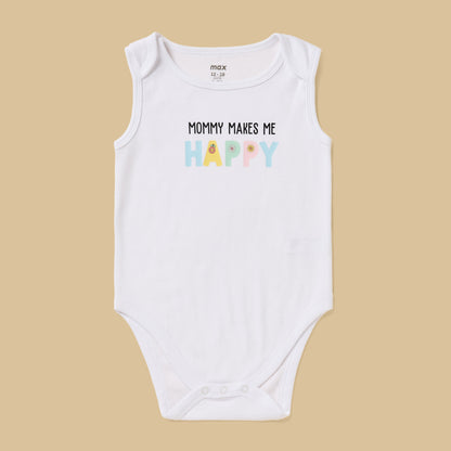 Pack of 5 - Assorted Sleeveless Cotton Bodysuit