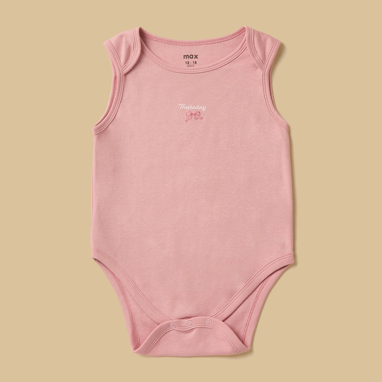 Pack of 7 - Days of the Week Print Cotton Bodysuit