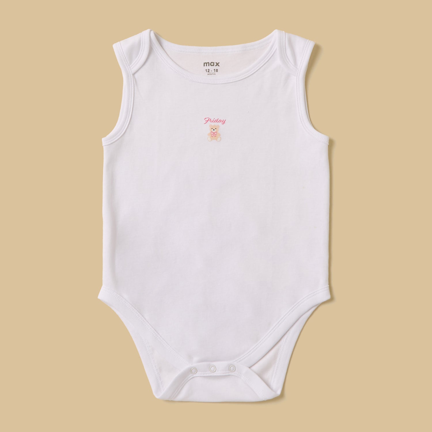 Pack of 7 - Days of the Week Print Cotton Bodysuit