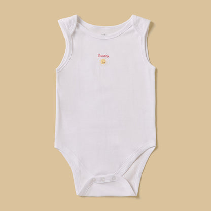 Pack of 7 - Days of the Week Print Cotton Bodysuit