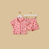 Heart Print Shorts Set - Pink / 12-18 mths