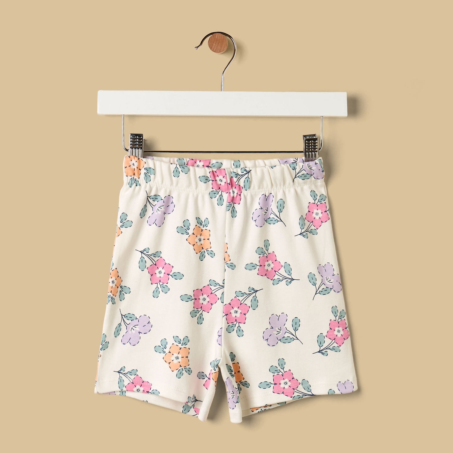 Floral Print Shorts Set