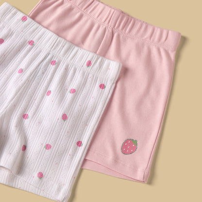 Pack of 2 - Printed Shorts Set