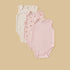 Pack of 3 - Assorted Sleeveless Cotton Bodysuit - Multicolour / 12-18 mths