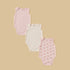 Pack of 3 - Assorted Sleeveless Cotton Bodysuit - Multicolour / 12-18 mths
