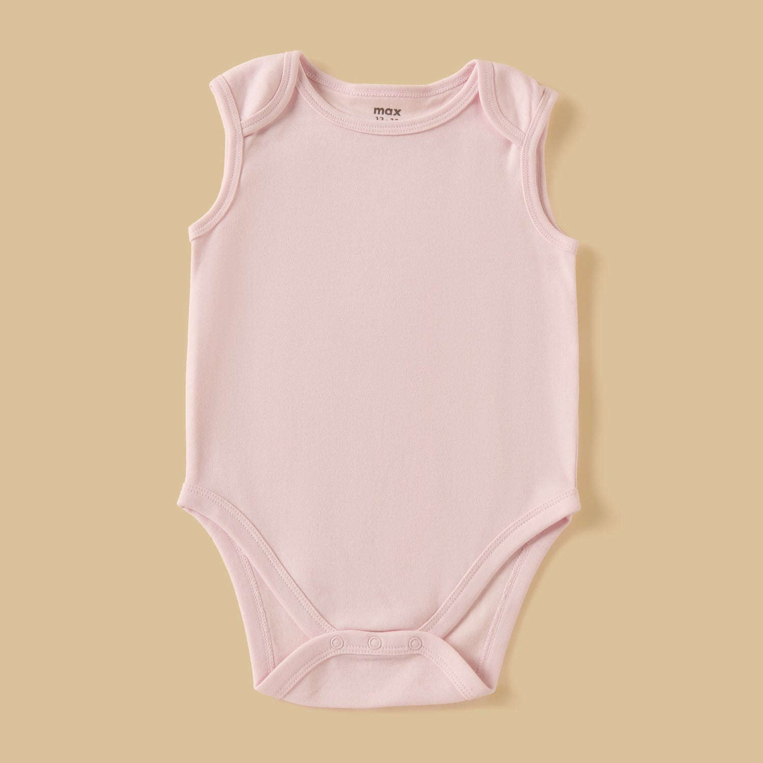 Pack of 3 - Assorted Sleeveless Cotton Bodysuit