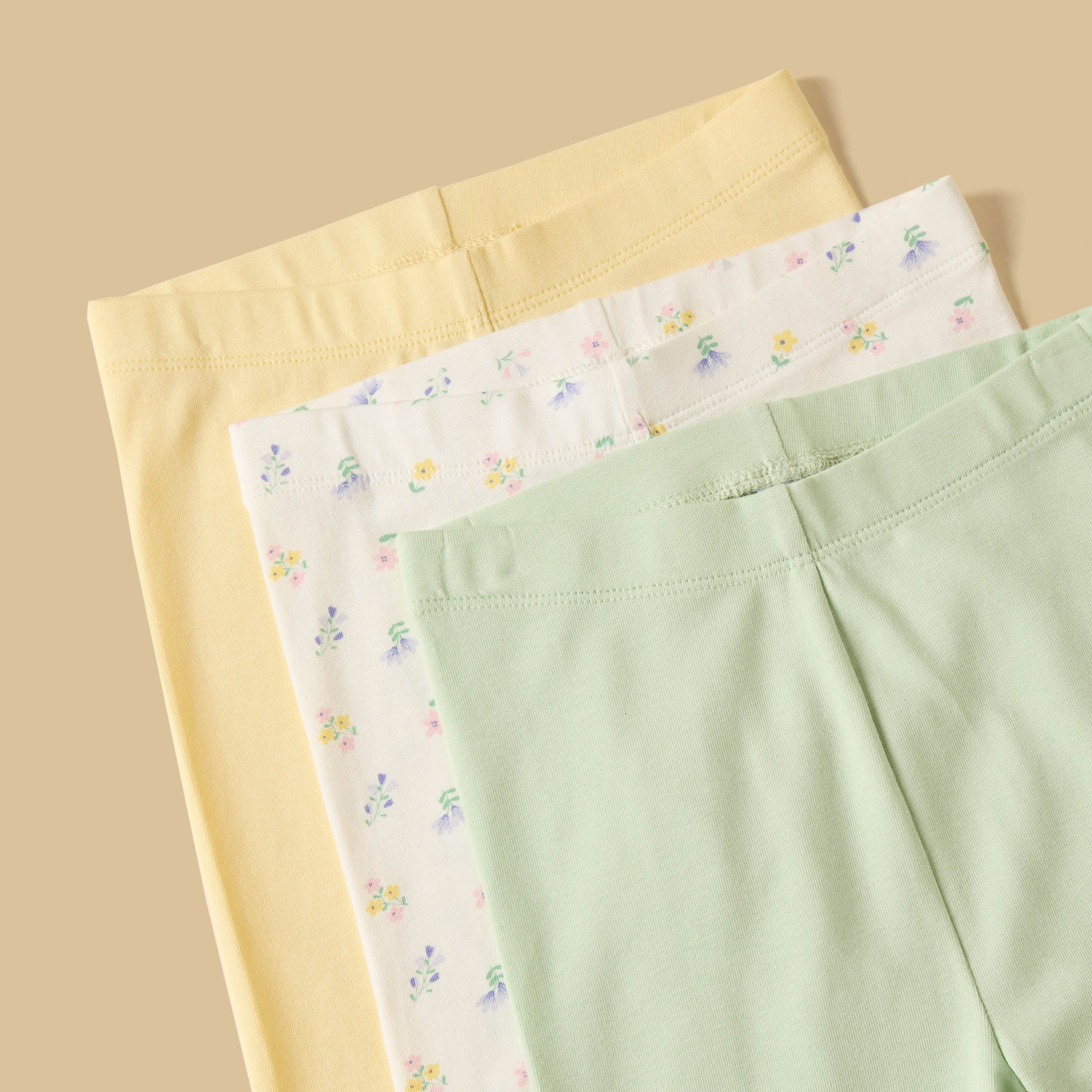 Pack of 3 - Floral Print Leggings