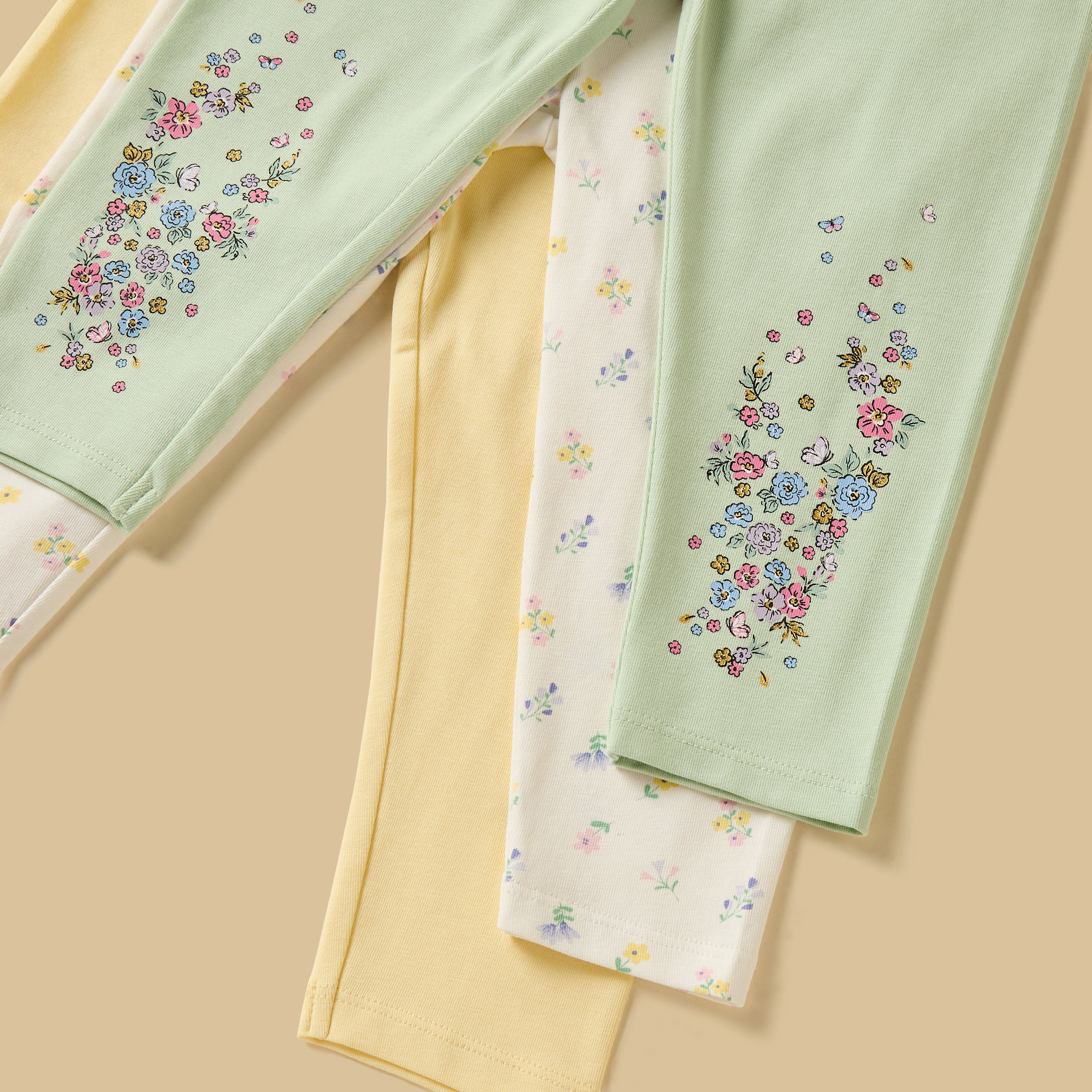Pack of 3 - Floral Print Leggings
