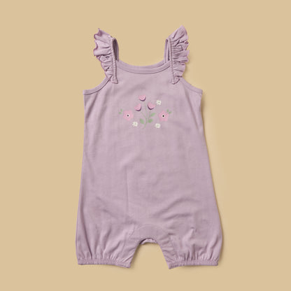 Pack of 3 - Floral Print Sleeveless Cotton Romper