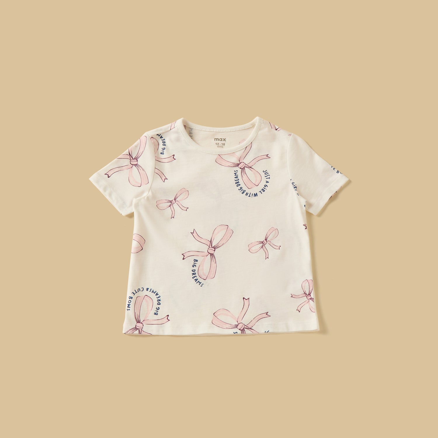 Pack of 3 - Bow Print T-shirt