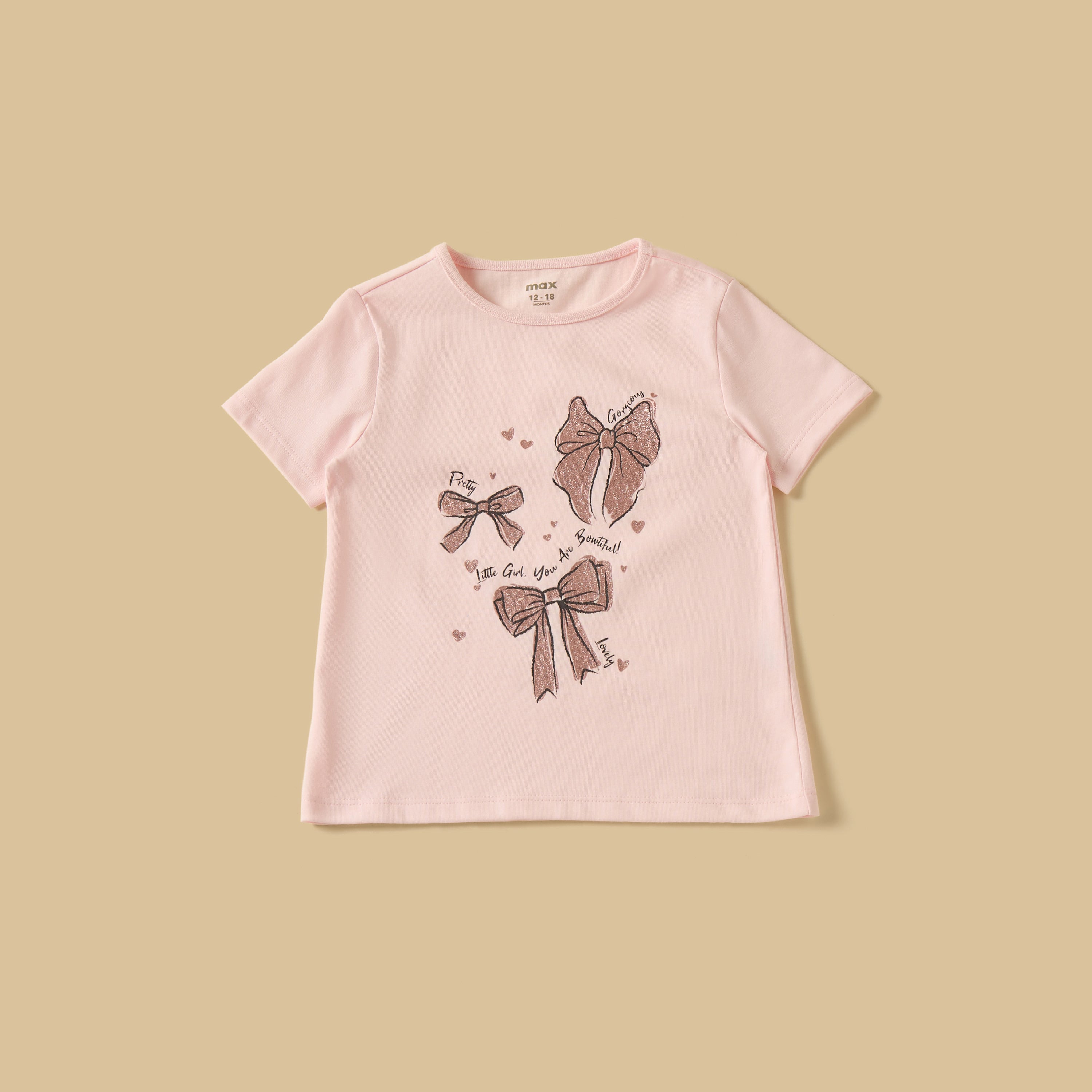 Pack of 3 - Bow Print T-shirt