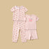 Pack of 2 - Floral Print Pyjama Set - Pink / 12-18 mths